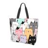 ASYG Cat Tote - Large Shoulder Bag, Cute Reusable Handbag for Women, Shopping & Grocery, Work Bag view 3
