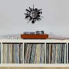 12 Inch Vinyl Record Wall Clock Music Instruments Guitar Vinyl Record CD Disc Wall Clock Band Music Studio Artwork Decor Retro Album Gramophone Record Watch view 3