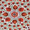 4.8x7 Ft Suzani Fabric Silk Embroidery Bedspread, Traditional New Wall Hanging from Turkey. RS133 view 4