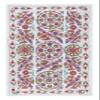 4.5x7.3 Ft Silk Embroidery Turkish Tapestry, Decorative Suzani Bed Cover, Handmade Wall Hanging. RS119 view 1