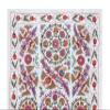 4.5x7.3 Ft Silk Embroidery Turkish Tapestry, Decorative Suzani Bed Cover, Handmade Wall Hanging. RS119 view 2