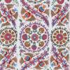 4.5x7.3 Ft Silk Embroidery Turkish Tapestry, Decorative Suzani Bed Cover, Handmade Wall Hanging. RS119 view 4