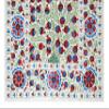 6.3x8 Ft Suzani Fabric Silk Embroidery Bedspread, Traditional New Wall Hanging from Turkey. RS142 view 3