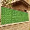 Artificial Leaf Screening Artificial Leaves Fence Simulation Feed Artificial Green Plastic Plastic Leaf Leaf Leaf Outdoor Garden Vanades Plant Green Leaf Bandbrows WEWYQSJXBXF-221219(Size:200x500cm) view 2