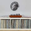 12 Inch Wall Vinyl Decorative Wall Clocks Windsurfing Wall Clock Made of Real Vinyl Record Water Sports Surfing Laser Cut Wall Watch Gifts for Windsurfer view 4