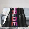Qauirfe Homoflexible Lesbian Pride Flag0 Throw Lightweight Blankets Bed Sofa Warm Cozy Fluffy Throw Plush 50"X40" Blanket view 1