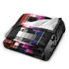 Qauirfe Homoflexible Lesbian Pride Flag0 Throw Lightweight Blankets Bed Sofa Warm Cozy Fluffy Throw Plush 50"X40" Blanket view 2