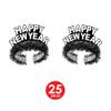 Beistle Tuxedo New Year's Eve Assortment For 50 People - NYE Party Supplies - Hats, Tiaras, Horns, Beads, Black/White view 4