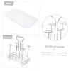 1 Set Water Cup Storage Rack Draining Rack for Cups Kitchen Supply Cup Drying Rack Cup Draining Rack Water Cup Rack Water Cup Holder Coffee Cup Holder Household Cup Draining Shelf view 2