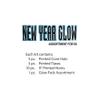 Beistle Glow Happy New Year Party Assortment For 10 People - NYE Hats, Tiaras, Noisemaker Horns, Glow Necklaces And Bracelets view 2