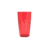 TrueCraftware- 24 oz. Diamond Tumbler/Drinking Cups Red Polycarbonate Set of 12-Premium Iced Tea Glasses Stackable Reusable Drinking Glasses Dishwasher Safe Break-Resistant for Home Restaurants view 3