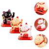 LIFKOME Waving Cat 3pcs Solar Powered Chinese Cute Wealth Welcoming Waving Cat for Home Display Office and Car dcor view 4