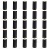 STOBAZA 25pcs Heat Shrink Capsules for Wine Bottles -off Sealing Caps Black Wine Bottle Sleeves for Home Pub Winery Use Diameter view 1