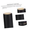 STOBAZA 25pcs Heat Shrink Capsules for Wine Bottles -off Sealing Caps Black Wine Bottle Sleeves for Home Pub Winery Use Diameter view 3