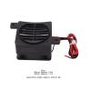 PTC Fan Heater, Insulated Mini Ceramic Air Heater for Small Space - DC12V 50W Constant Temp Heating, High Temperature Wire (60 X 60 X 42mm) view 3