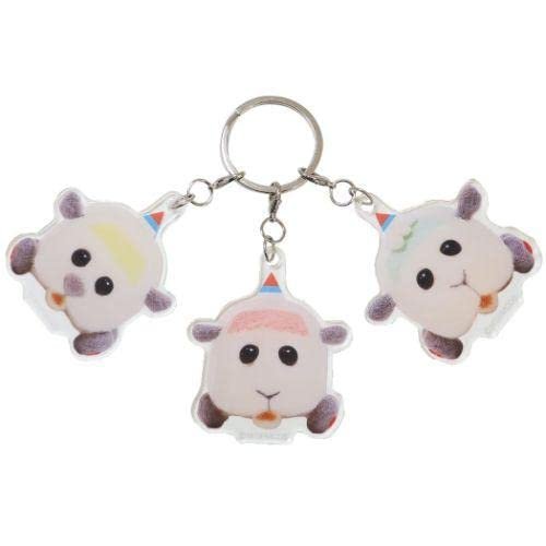 PUIPUI Molcar PMRC-031 Driving School 3 Row Acrylic Key Holder, B, W 2.4 x H 2.4 inches (6 x 6 cm)