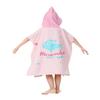 Athaelay Soft Microfiber Swim Cover-ups for 3 to 10 Years Old Kids Hooded Bath Towels Girls' Mermaid Beach Cape view 2