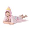 Athaelay Soft Microfiber Swim Cover-ups for 3 to 10 Years Old Kids Hooded Bath Towels Girls' Mermaid Beach Cape view 4