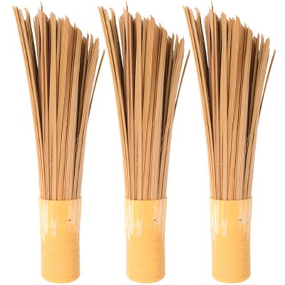 SHERCHPRY 3pcs Handle Cleaning Brush -Handled Kitchen Pot Washing Tool for Efficient Cookware Cleaning Non-Scratch Design for Cast and Dishes