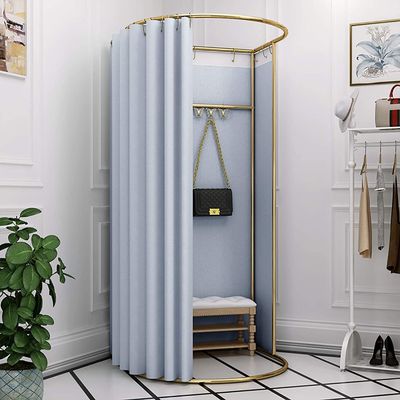 Clothing Store Fitting Room, Portable Temporary Mobile Privacy Protection Dressing Room, Privacy Screen Partition for Office Outdoor Activity and The Mall, Easy to Install, 37.4x39.3x78.7in ( Color :