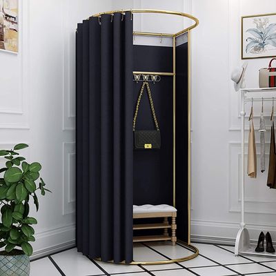 LLUMIC Portable Changing Room, Blackout Fabric Privacy Screen, 39.3x37.4x78.7in, Steel Frame, Easy to Install, 8E+3 grams