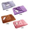 Firlar Heated Blanket,Electric Blanket Heating Blanket,Time -Free Function 3 Block,Electric Blanket,USB Electric Blanket,Heating Electric Blanket,Portable Heating Blanket for Winter Warmth,Pink view 2