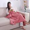 Firlar Heated Blanket,Electric Blanket Heating Blanket,Time -Free Function 3 Block,Electric Blanket,USB Electric Blanket,Heating Electric Blanket,Portable Heating Blanket for Winter Warmth,Pink view 3