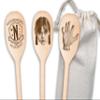 Wednesday Spoons Set Of 3 Funny Wooden Spoons Inspired Wednesday Thing Nevermore Academy Ophelia Hall Wednesday TV Horror Movie Fan Art Gift (3 Spoons Set + Bag) view 3