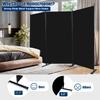 Room Divider 6FT Portable Room Dividers and Folding Privacy Screens, 102'' W Fabric Divider for Room Separation, 3 Panel Partition Room Dividers Freestanding Wall Divider Screen for Dorm Studio Office view 2