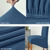 VIKAUL High Back Chair Covers, Set of 6 Stretch Spandex Chair Slipcovers Removable Washable Seat Cover Chair Protectors for Dining Room Banquet Hotel Kitchen,Light Coffee view 2