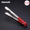 12 inch - Red Stainless Steel Kitchen Tongs mium Multipurpose BPA Free Heat Resistant Silicone Tips and Metal Tips for BBQ, Grilling, Serving view 2
