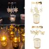Spinning Candle Holder, Golden Metal Rotating Candlestick Glass Candle Holder Rotary Candle Holder Spinning Candleholder Hot Spinning Rotating Home Table Decorations for Valentine's Day Gift view 2