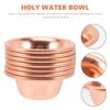 ARTIBETTER Buddhist Offering Water Cup 2.44X2.44X0.98In Decorative Temple Cup for Meditation Worship Home Altar Ritual Supply Bowl view 3