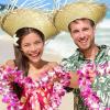 Patelai 4 Pcs Hawaii Straw Hat Pava Hat Puerto Rico Pava Scarecrow Costume Accessory Beachcomber Panama Hats for Costume(Dark,Classic Style) view 2