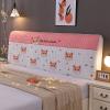 Cartoon Bed Headboard Slipcover for Kid Room, Quilted Old Bed Headboard Cover Dustproof Protector Cover for Queen King Full Twin Cal King Size-Pink cat||Queen:150cm/59in view 1
