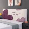 Cartoon Bed Headboard Slipcover for Kid Room, Quilted Old Bed Headboard Cover Dustproof Protector Cover for Queen King Full Twin Cal King Size-Red||220cm/86in view 1