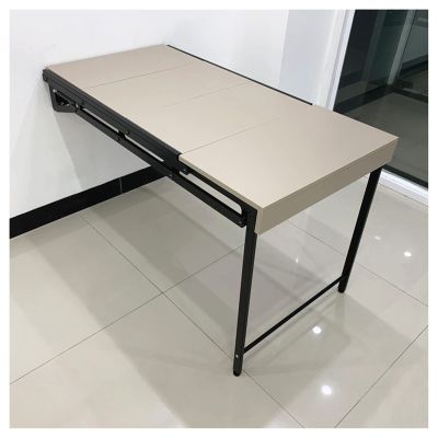 BELUND Folding Wall Table Desk, 2 in 1 Floating Desk Laundry Folding Table for Small Space, Wall Hanging Flower Rack,Suitable for Laundry Room (Color : B)