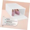 12PCS Box containers with lids closet organizer Shoes Storage Bin storage cubes shoe organizer for closet Shoe Container storage bins with lids white clamshell shoe box thicken view 3