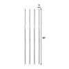 Express KitchQuip Stainless Steel Chrome Wire Shelving Posts  Set of 4 Poles (18")  Heavy Duty, Commercial Grade for Wire Racks & Storage Shelving Units view 2