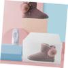 6PCS Box shoe container storage cubes Stackable Shoe Racks shoe organizer for closet Shoes Storage Bin storage bins plastic to go containers white fold clamshell shoe box view 2