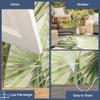 Liora Manne Marina Indoor/Outdoor Power Loomed Synthetic Blend Low Profile Area Rug - Transitional Graphic Botanical Beach Colorful (Palm Fan Green) (7'10" x 9'10") view 3