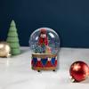 Northlight Christmas Nutcracker with Teddy Bear Musical Water Globe, 6", Red view 2