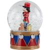 Northlight Christmas Nutcracker with Teddy Bear Musical Water Globe, 6", Red view 4