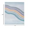 Well Woven Kids Rugs Curved Rainbow 6' x 9' Multi Grey Kids Area Rug view 2