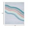 Well Woven Kids Rugs Curved Rainbow 6' x 9' Multi Teal Kids Area Rug view 2