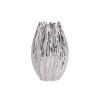 KIZQYN Flower Vase Silver Metal Vase Modern Handmade Art Decor Flower Vase Wedding Living Room Bedroom Dining Table Flowers Arrangement Decorative Vases Vase for Decor (Size : 1) view 1