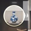 KIZQYN Flower Vase Ceramic Vase 13-inch Large Porcelain Flower Vase Chinese Antique Kowloon Hand-Painted Decor Rough Pottery Vases Bedroom Living Room Decoration Ornament Vase for Decor view 4