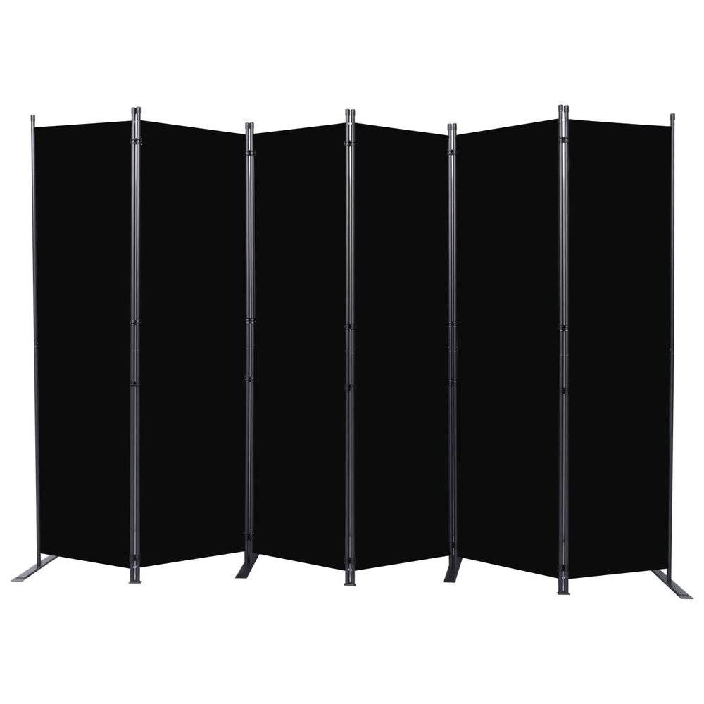 Room Divider 6FT Portable Room Dividers and Folding Privacy Screens, 132'' W Fabric Divider for Room Separation, 6 Panel Partition Room Dividers Freestanding Wall Divider Screen for Dorm Studio Office