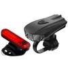 1set Bike Light USB Rechargeable Cycling Safety Lamp Kit Front and Rear Lights Design for Night Riding Easy Installation Strong Lighting Mode for Enhanced Visibility view 1