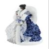 Windy Hill 14" Brilliant Blue Black Angel Tree Topper 514306 view 2